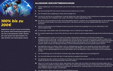 Powbet registrieren bonus